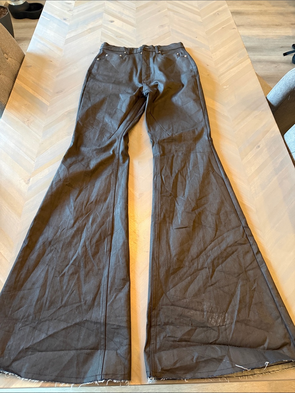 Rick Owen’s Men’s waxed finished jeans size 29